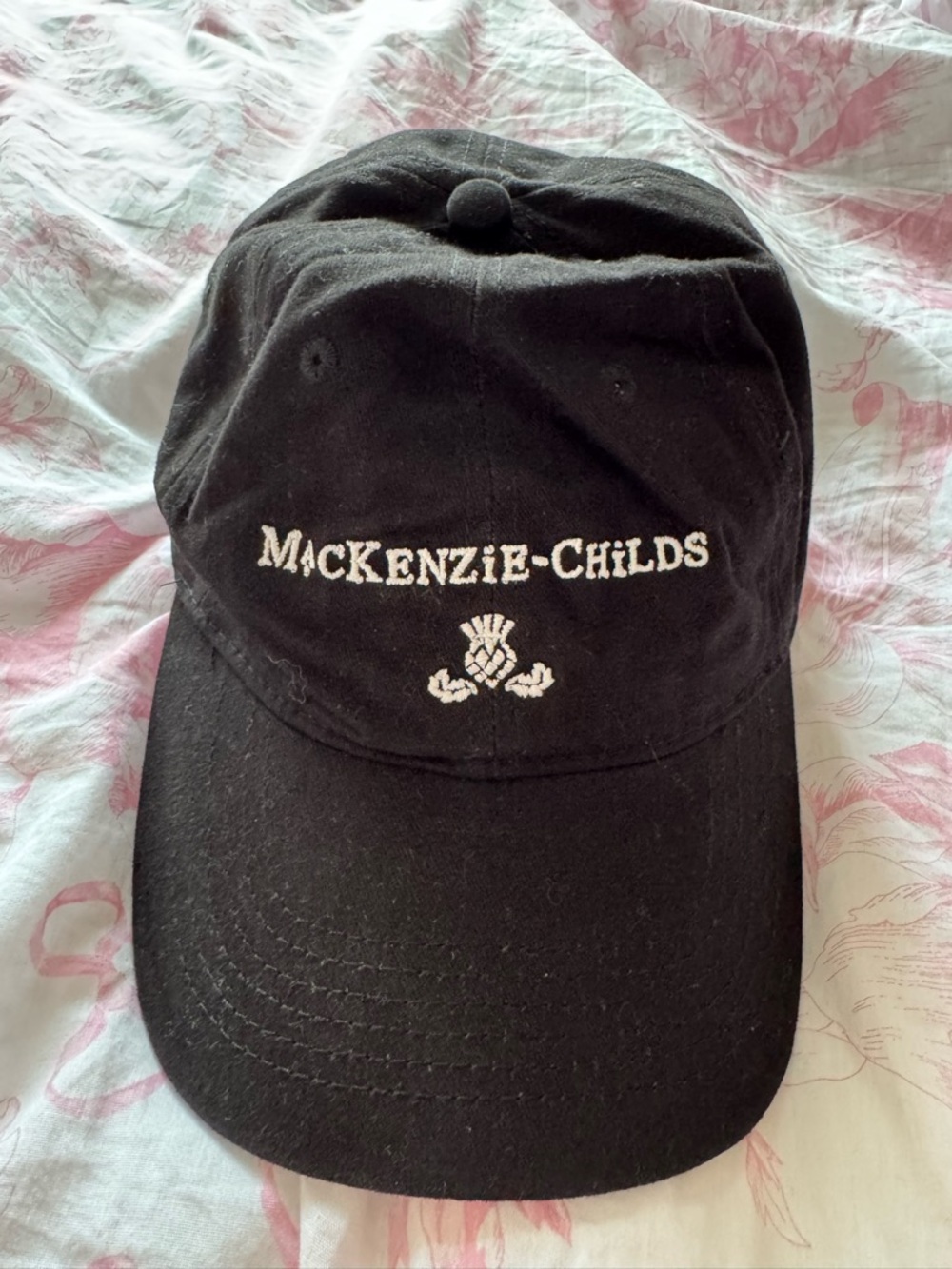 Mackenzie Child’s baseball cap